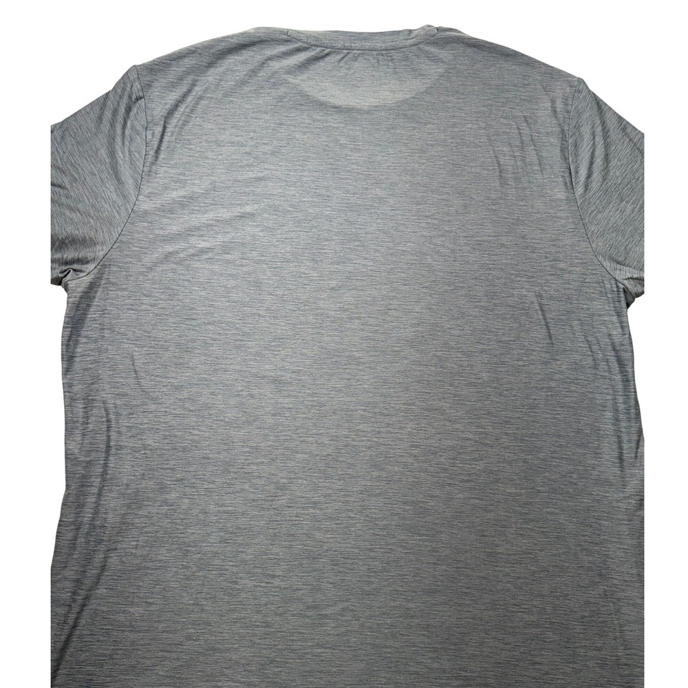 FLX Performance T-Shirt Mens XL Gray Heather Space Dye Stretch Gym Short Sleeve - Picture 7 of 8